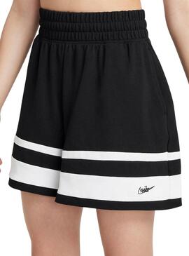 Short Nike Sportswear negro para niña