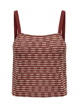 Top Only Tove rojo para mujer