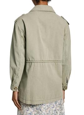 Parka Pepe Jeans Annie verde para mujer