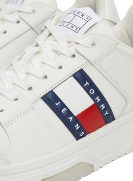 Zapatillas Tommy Jeans Brooklyn en blanco para mujer 