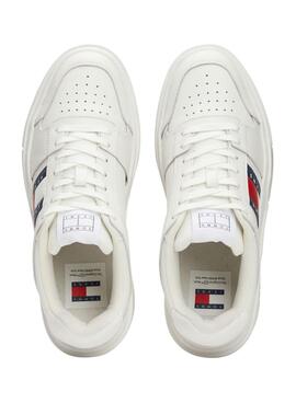 Zapatillas Tommy Jeans Brooklyn en blanco para mujer 