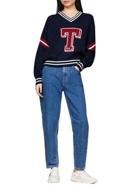 Zapatillas Tommy Jeans Brooklyn en blanco para mujer 