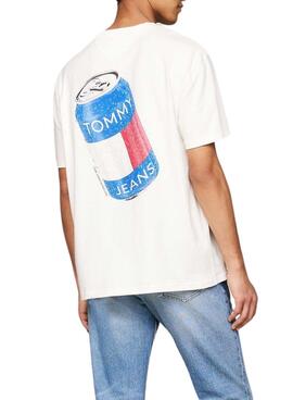 Camiseta Tommy Jeans Fun Novelty 2 blanco para hombre