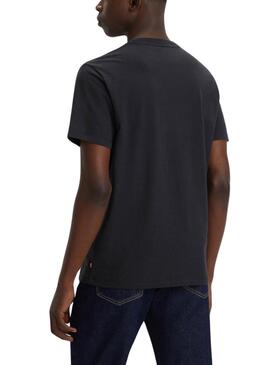 Camiseta Levis Batwing negro para hombre