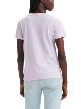 Camiseta Levis The Perfect Tee lila para mujer