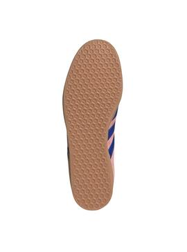 Zapatillas Adidas Gazelle rosa y azul para mujer