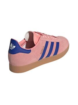 Zapatillas Adidas Gazelle rosa y azul para mujer