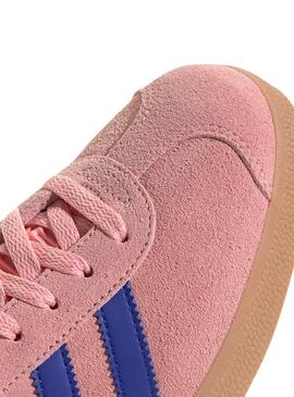 Zapatillas Adidas Gazelle rosa y azul para mujer