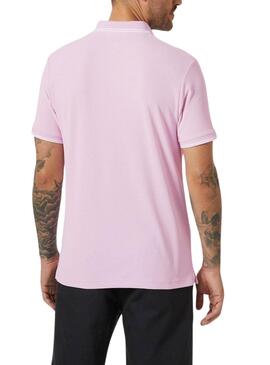 Polo Helly Hansen Kos UPF 50 rosa para hombre