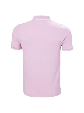 Polo Helly Hansen Kos UPF 50 rosa para hombre