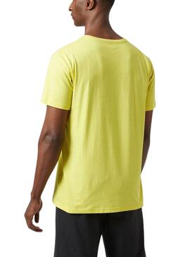 Camiseta Helly Hansen Shoreline verde lima para hombre