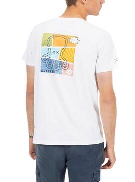 Camiseta El Pulpo Comic blanco para hombre