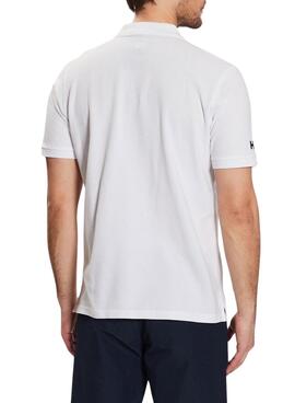 Polo Helly Hansen Koster Blanco Para Hombre