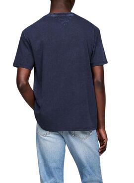 Camiseta Tommy Jeans Archive marino para hombre