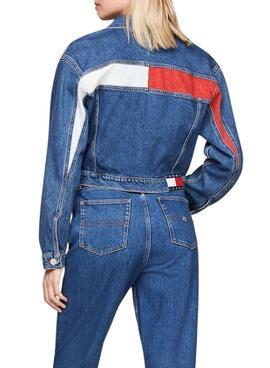 Cazadora vaquera Tommy Jeans  Claire Trucker  azul para mujer 