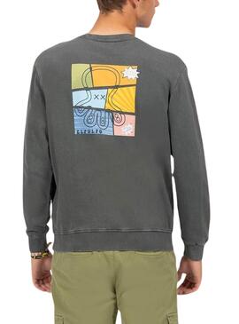 Sudadera El Pulpo Cómic gris para hombre