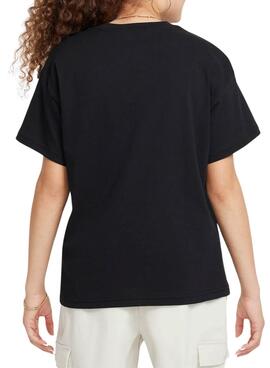 Camiseta Nike Boy Essential negro para niña