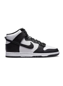 Zapatillas Nike Dunk High Retro blanco y negro para hombre