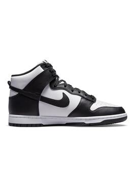 Zapatillas Nike Dunk High Retro blanco y negro para hombre