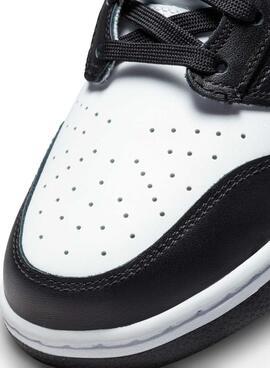 Zapatillas Nike Dunk High Retro blanco y negro para hombre