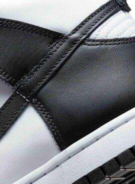 Zapatillas Nike Dunk High Retro blanco y negro para hombre