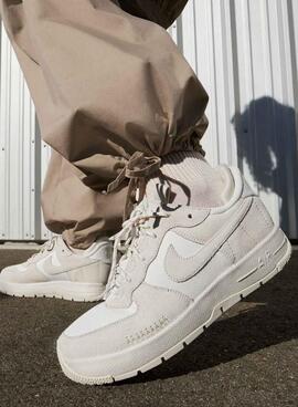 Zapatillas Nike Air Force 1 Wild beige para mujer