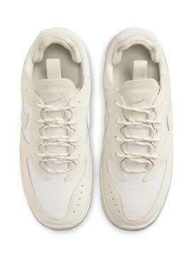 Zapatillas Nike Air Force 1 Wild beige para mujer