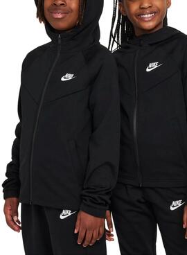 Chándal Nike Sportswear negro para niño y niña