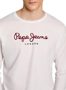 Camiseta  Pepe Jeans Eggo Long blanco para hombre 