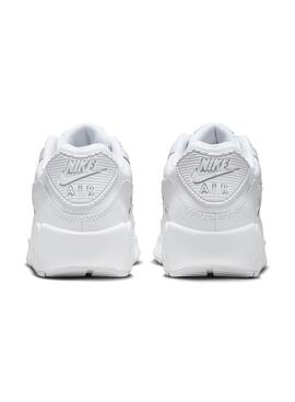 Zapatillas Nike Air Max 90 blanco para niño y niña