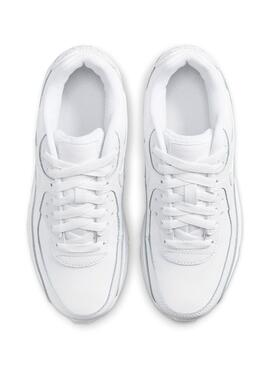 Zapatillas Nike Air Max 90 blanco para niño y niña