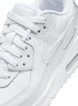 Zapatillas Nike Air Max 90 blanco para niño y niña