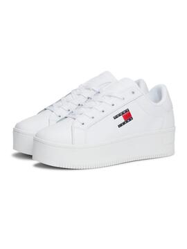Zapatillas Tommy Jeans Flatform  blanco para mujer 