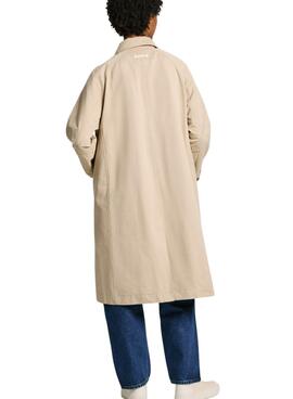 Gabardina  Pepe Jeans Alice beige mujer                                                                                                                                                                                                                        