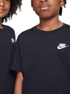 Camiseta Nike Emb Futura negro para niño y niña
