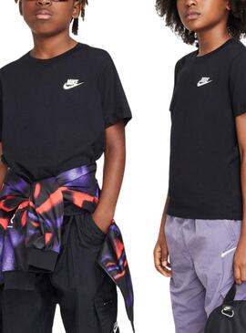 Camiseta Nike Emb Futura negro para niño y niña