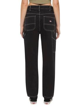 Pantalón vaquero Dickies Ellendale negro para mujer