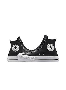 Zapatillas Converse Chuck Taylor All Star Platform Altas Cuero Negro para mujer