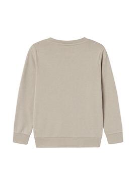 Sudadera Name It Vimo beige para niño