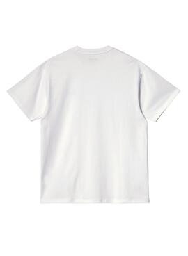 Camiseta Carhartt Script blanco para hombre