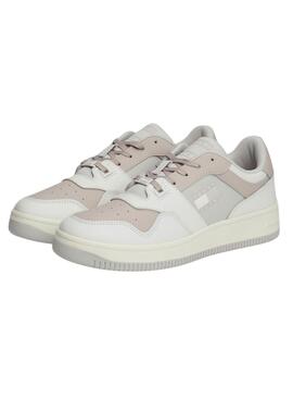 Zapatillas Tommy Jeans Retro Basket pastel para mujer