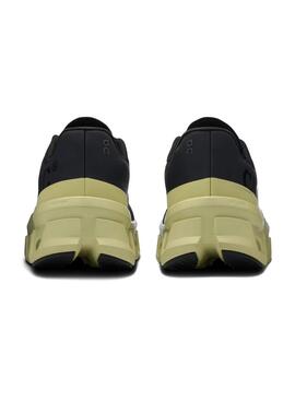 Zapatillas On Running Cloudmonster negro y lima para hombre