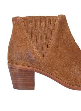 Botines Popa Clarisa camel para mujer