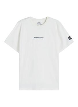 Camiseta Ecoalf Almeralf blanco para hombre