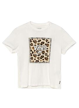 Camiseta Vans Felidae Caja Animal Print para niña