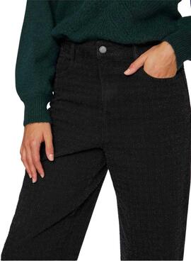 Pantalones Vila Viany Zoa negro para mujer