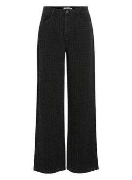 Pantalones Vila Viany Zoa negro para mujer