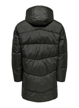 Abrigo acolchado Only and Sons Jonas verde para hombre