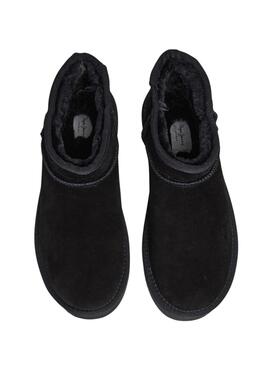 Botines Pepe Jeans Dissy Metal negro para mujer