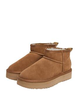 Botines Pepe Jeans Dissy Young camel para mujer
